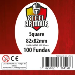 100 Fundas Tamaño Square 82x82