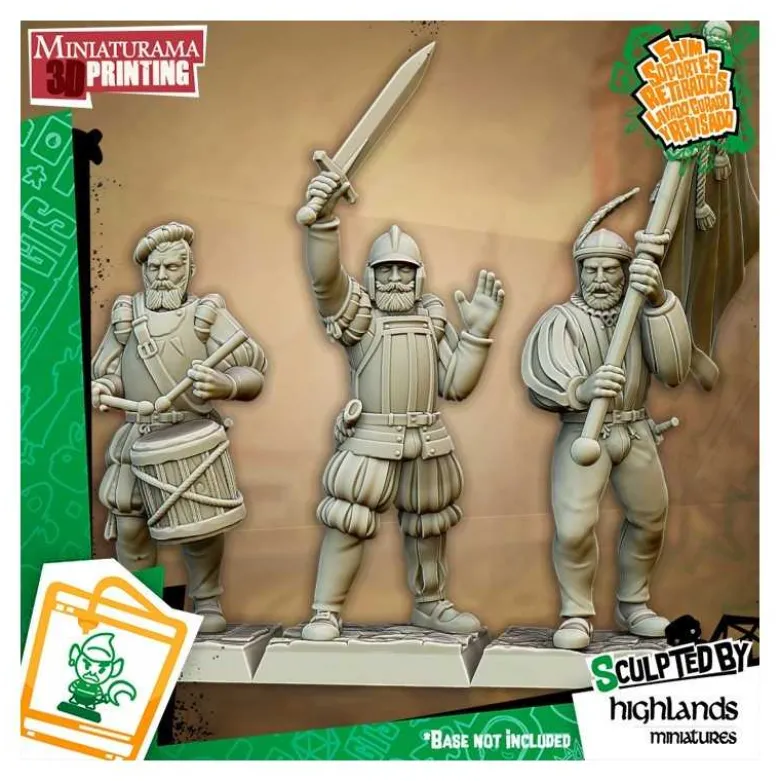 Grupo de mando de tropas imperiales de Sunland (x3)