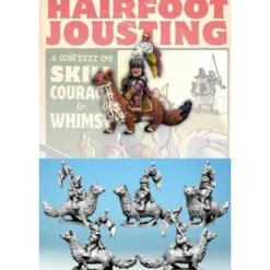 Hairfoot Jouster riding a Giant Weasel.