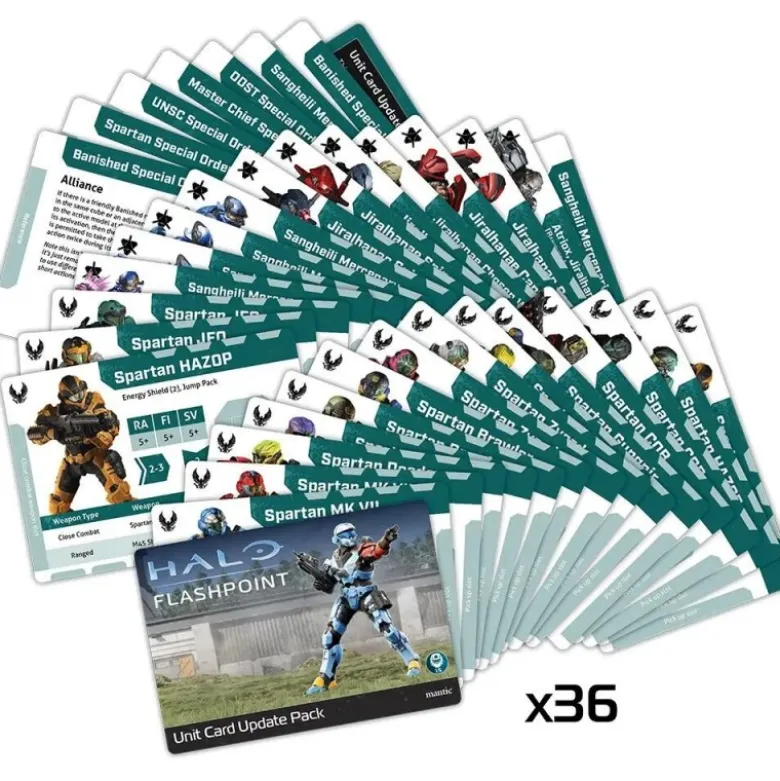 Halo: Flashpoint - Unit Card Update Pack -- Pre-pedido --