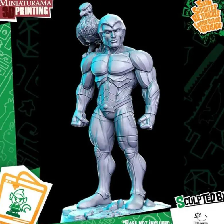 Hawkith (space enforcer with familiar)