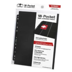 Hoja Archivador 18-Pocket Side-Loading Negro (10)