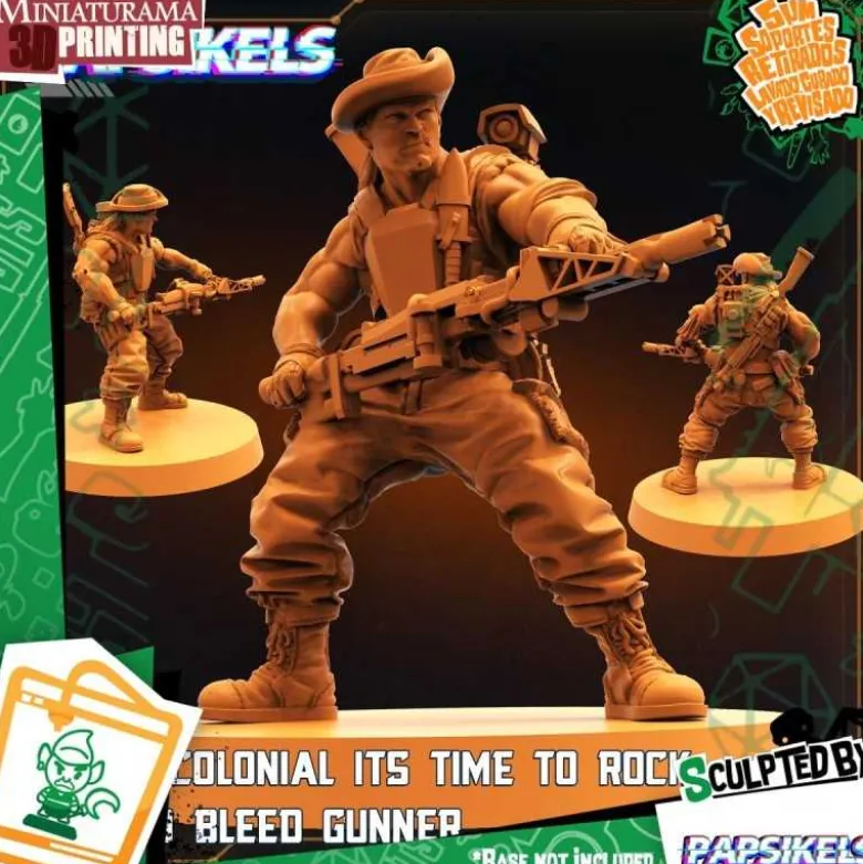 Human Colonial It S Time To Rock Not To Bleed Gunner