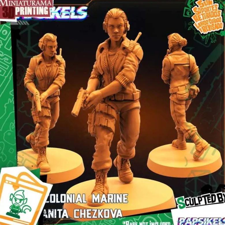 Human Colonial Marine Pilot Anita Chezkova