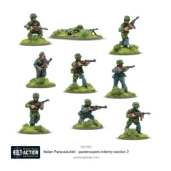 Italian Paracadutisti paratrooper infantry section 2