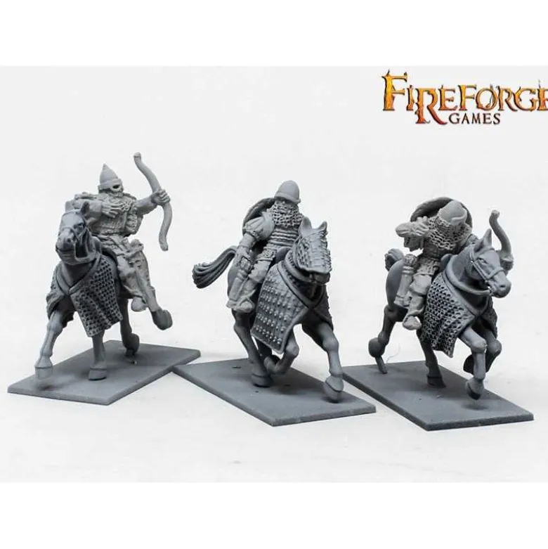 Junior Druzhina with Bows (6 Mounted Resin Figures)