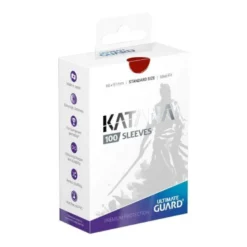 Katana Sleeves Standard Size Red (100)