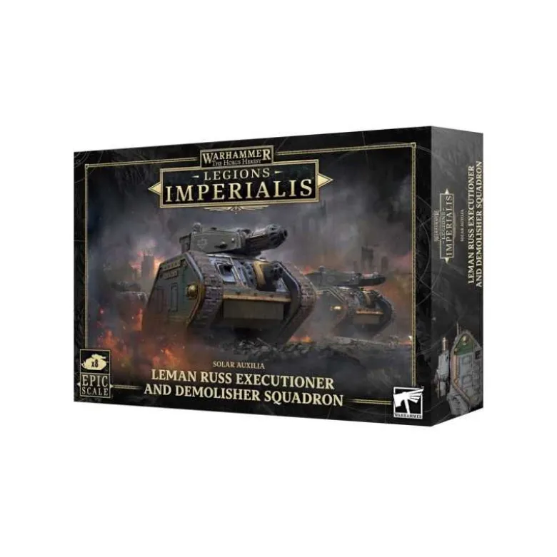 Legions Imperialis: Solar Auxilia Leman Russ Executioner/Demolisher Squadron (8)