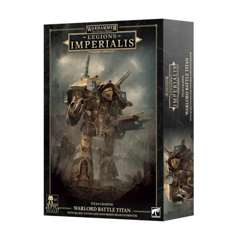 Legions Imperialis: Warlord Titan With Quake Cannon And Conversion Beam Extirpator