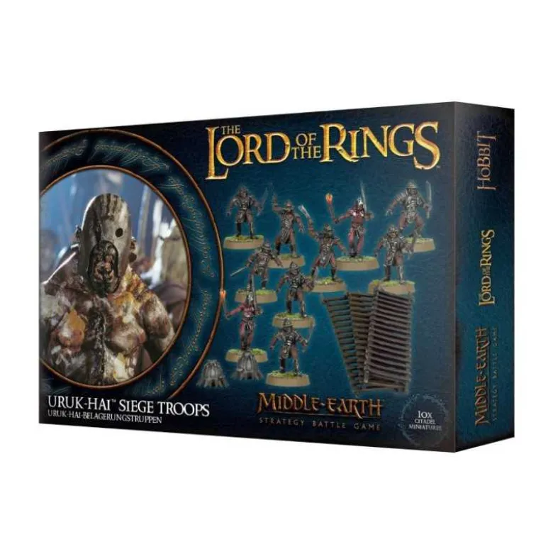 Lotr: Uruk-Hai Siege Troops (10) (V.D.)