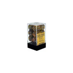 Lustrous Gold w/silver 16mm (12)