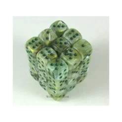 Marble Green with Dark Green 12 mm (36)