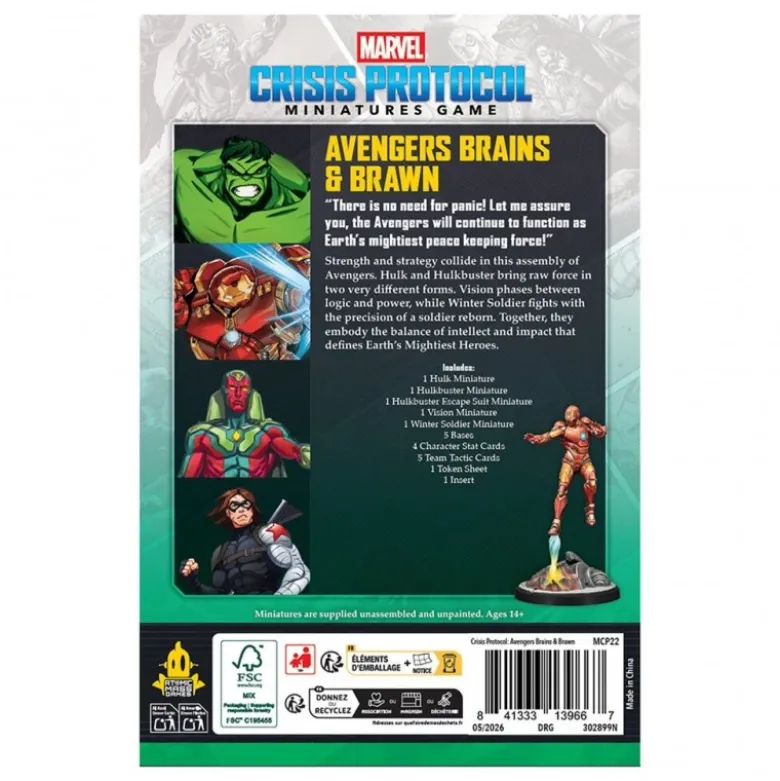 MCP: Avengers Brains & Brawn -- Pre-pedido --