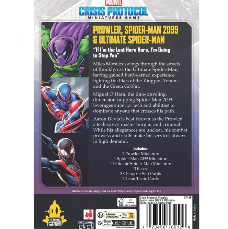 MCP: Prowler, Spider-Man 2099, Ultimate Spider-Man