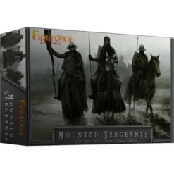 Mounted Sergeants (12 Mounted Plastic Figures)