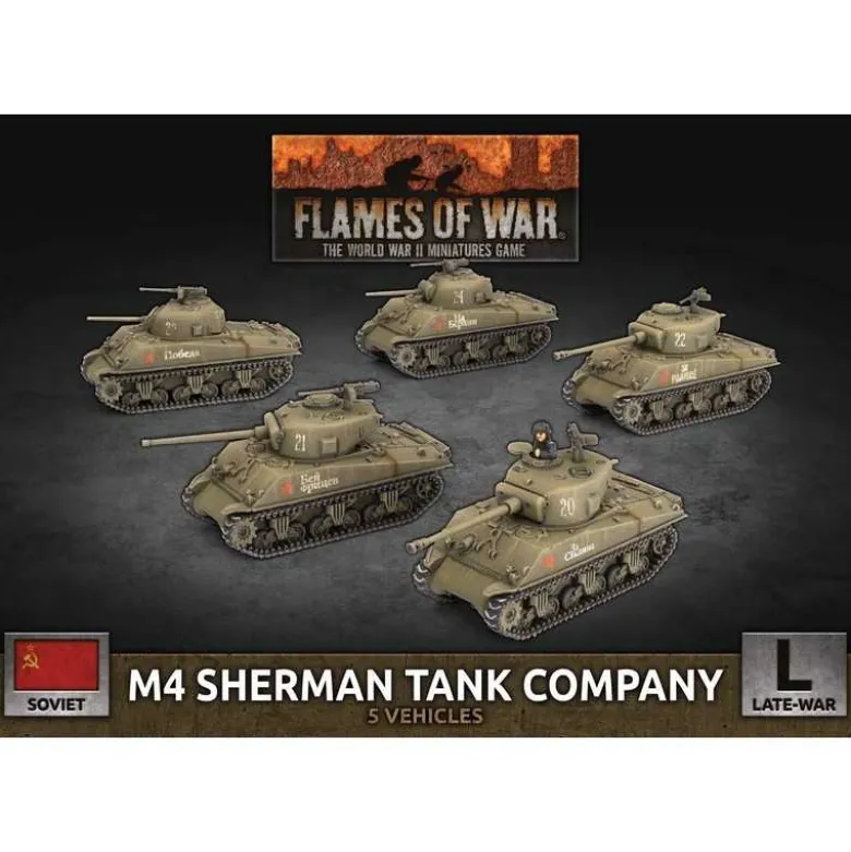 M4 Sherman Tank Company (x5 Plastic)