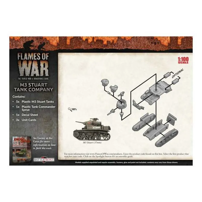 M3 Stuart Company (5) Plastic