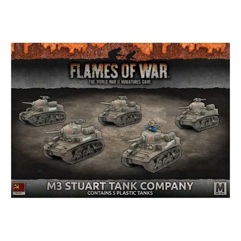 M3 Stuart Company (5) Plastic