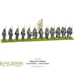 Napoleonic Belgian line Infantry: March Attack (24)