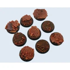Old Factory Bases - Wround 30mm (5)