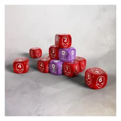 One Page Rules 16mm Wound & Spell Dice Set (10)