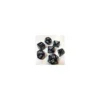 Opaque Polyhedral Black/white Set (7)