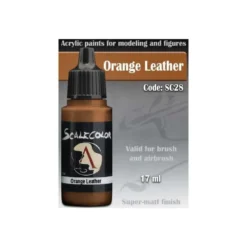 Orange Leather