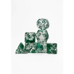 Pack 7 Dados Rol Brilli Verde Y Azul
