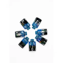 Pack 7 Dados Rol de Resina D&D Bottle Azul Petróleo