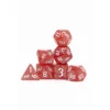 Pack 7 Dados Rol Marmoleado Melocotón Y Blanco