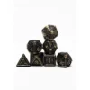 Pack 7 Dados Rol Metálicos D&D Arcano Bronce