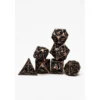 Pack 7 Dados Rol Metálicos D&D Cobre