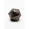 Pack 7 Dados Rol Metálicos D&D Dragón Rojo y Plata