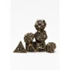 Pack 7 Dados Rol Metálicos D&D Latón
