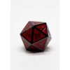 Pack 7 Dados Rol Metálicos D&D Mixed Niquel Rojo