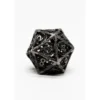 Pack 7 Dados Rol Metálicos D&D Niquel