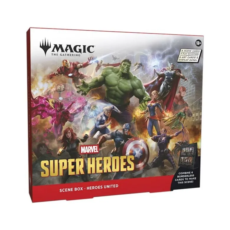 Pack 2 Magic The Gathering Cajas De Escena Marvel Super Heroes (Inglés) (2)