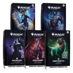 Pack Mazos De Commander De Foundations Commander (Castellano) (5) -- Pre-pedido --