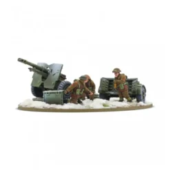 25-Pdr Light Howitzer with British Infantry (Winter) Crew