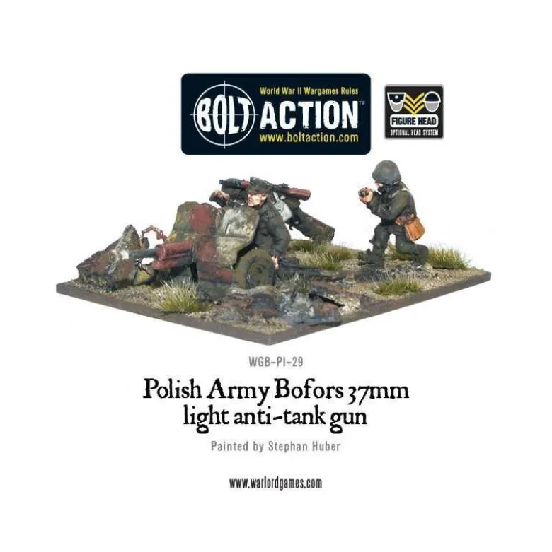 Polish Army Bofors 37mm At Gun