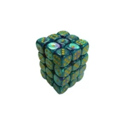 Purple-Teal with Gold 12 mm (36)