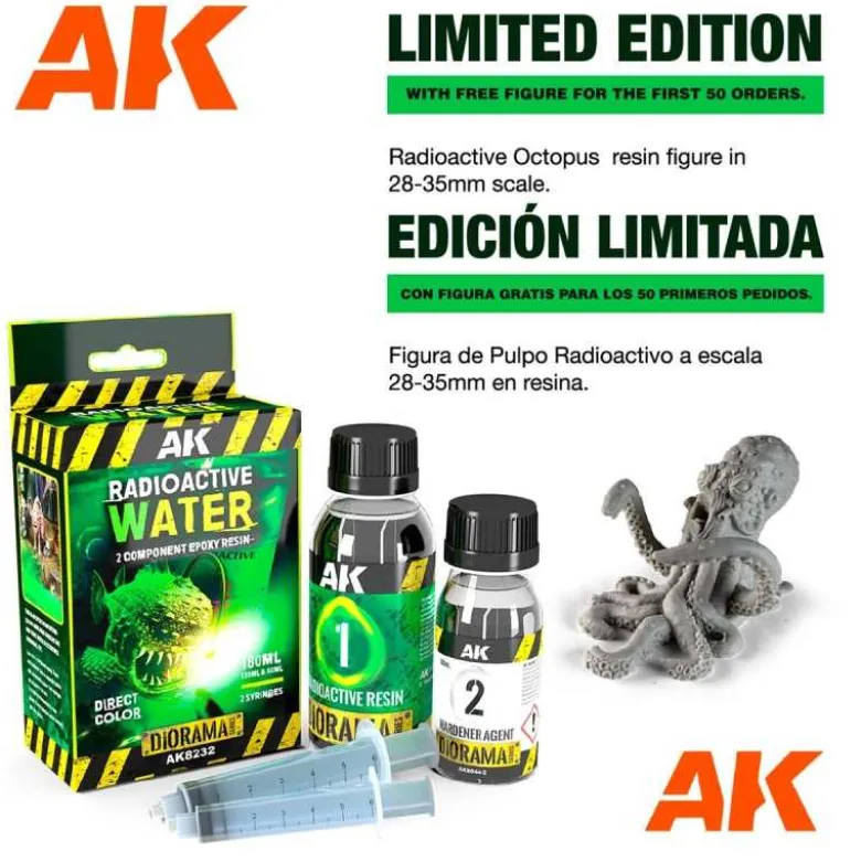 Radioactive Water Components (Epoxy Resin 180ml)