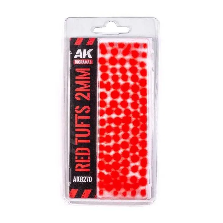 Red - Fantasy Tufts 2Mm