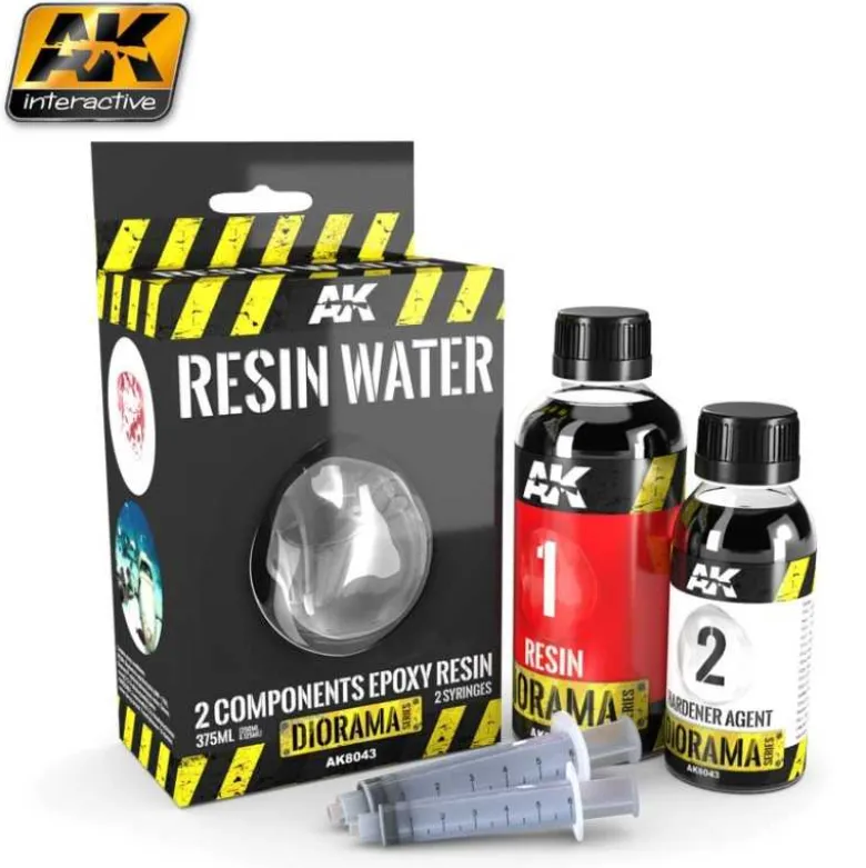 Resin Water 2-Components Epoxy Resin - 375ml (Enamel)