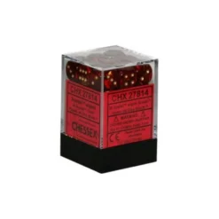 Scarab Scarlet with Gold 12 mm (36)