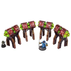 Sci-Fi Grimdark Imperial II Capacitors (4 pieces) Prepintado [28mm] -- Pre-pedido --