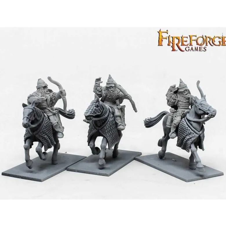 Senior Druzhina with Bows (6 Mounted Resin Figures)