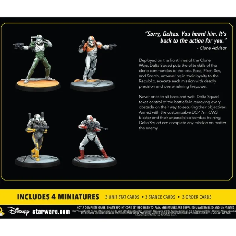 Shatterpoint: Delta Squad, Form Up Squad Pack