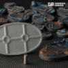 Spaceship Corridor Bases Oval 75mm (x3)