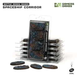 Spaceship Corridor Bases Oval 60mm (x4)
